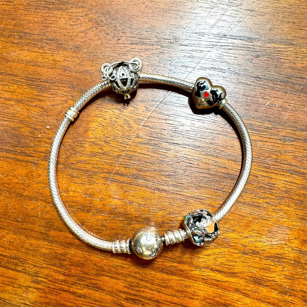 Disney Pandora Bracelet Size 8.3